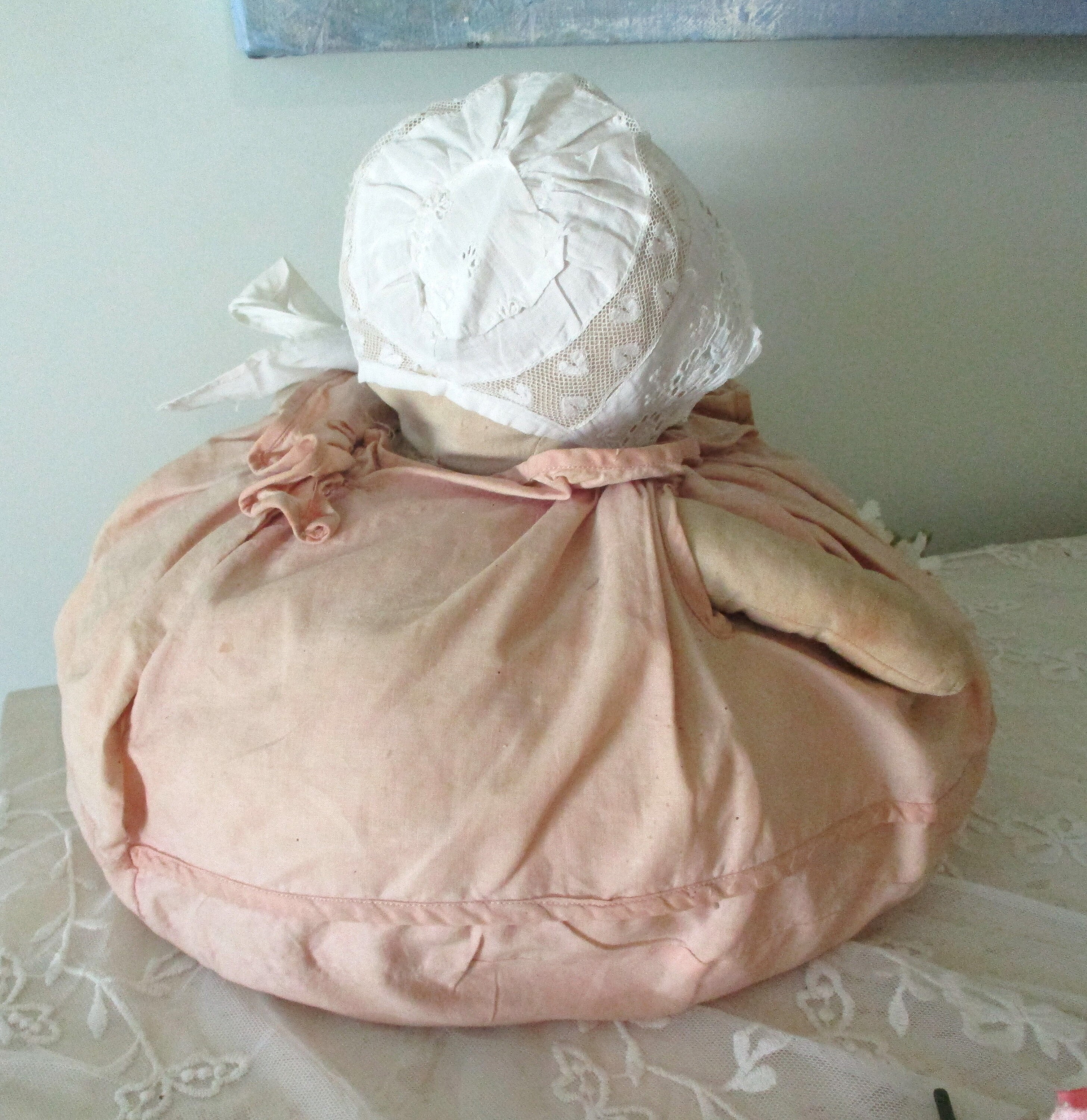 Coussin Pour Poupée Ancienne Jumeau - Accessoire Collection