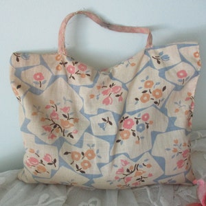 Vintage Puppen Geldbörse Floral Potpourri Halter c1930