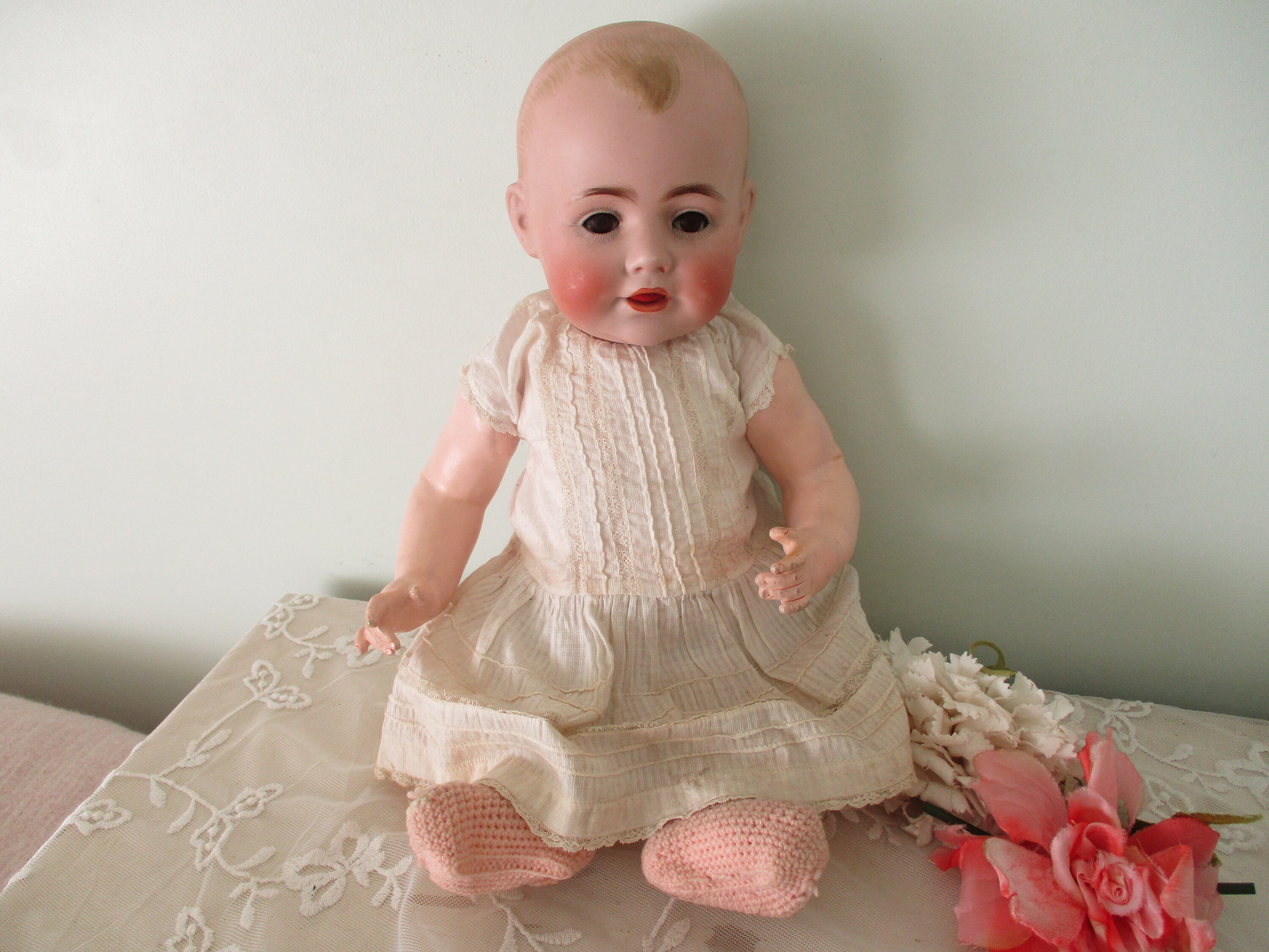 Antique Doll JDK Kestner Baby Jean Bisque Germany C1900 Etsy