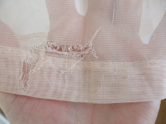 Antique/Vintage 1920's-30's Girl's Sheer Pink Dre… - image 9