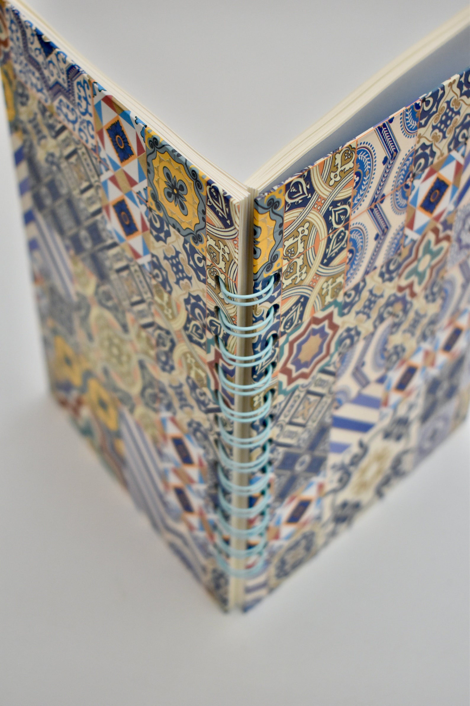 Ring bound notebook with design of mosaics Etsy
