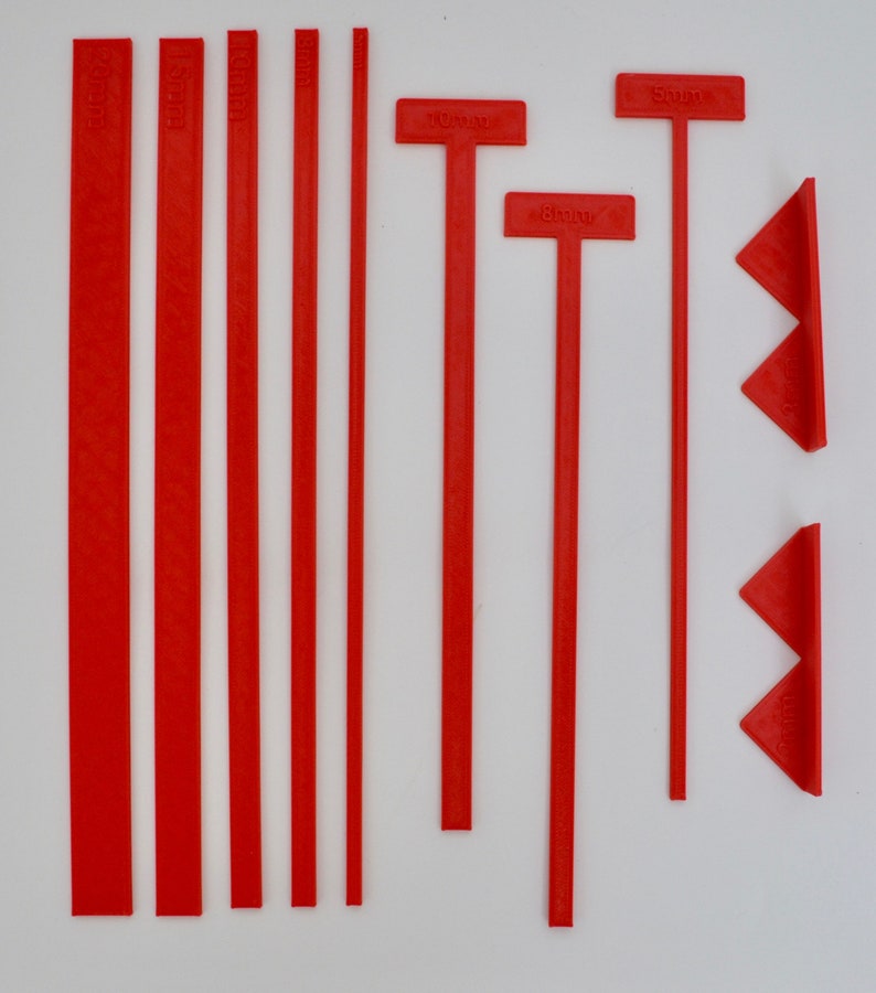 Bookbinding Tools Set Rulers and Corner Cutter 3D Printed. Etsy UK