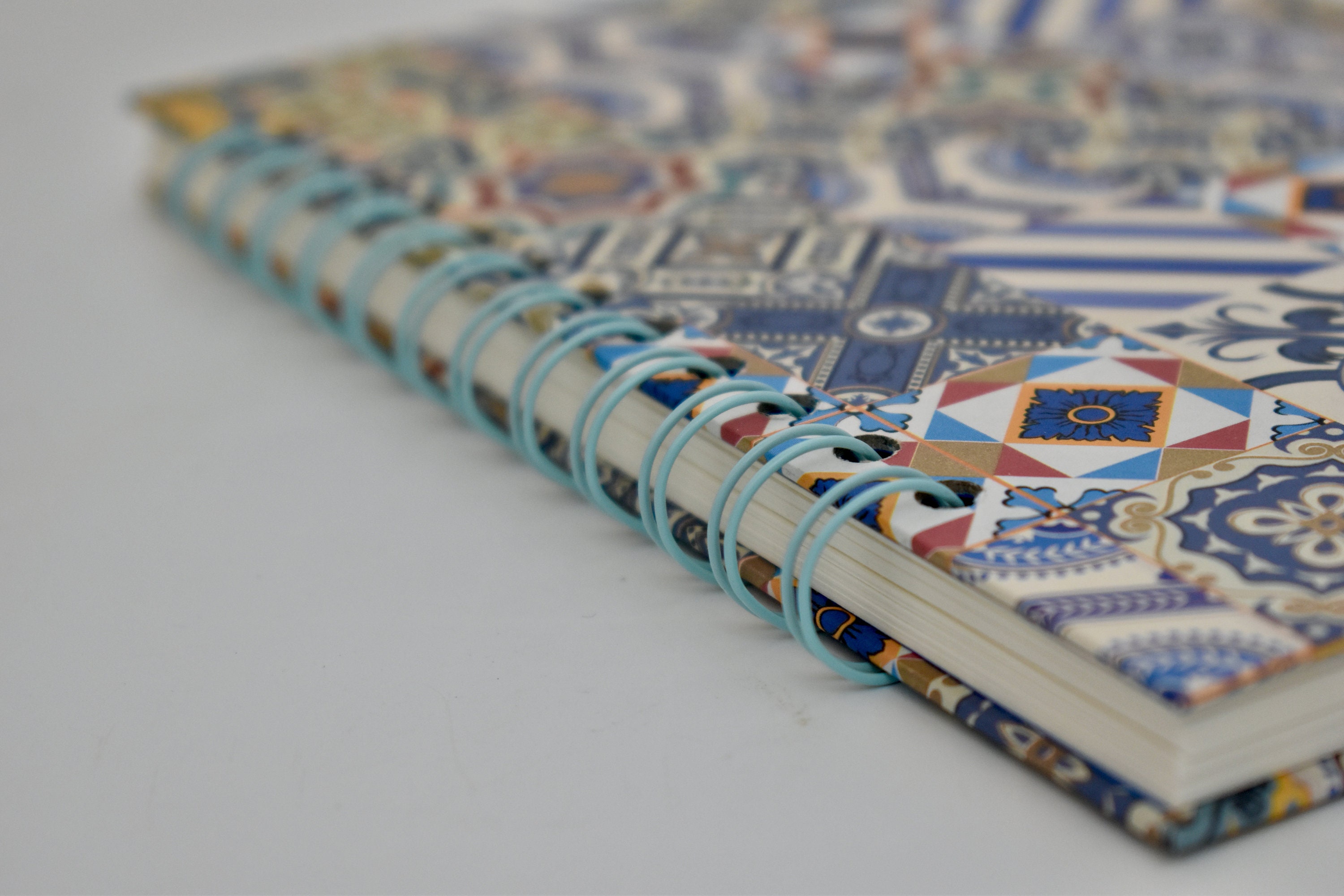 Ring bound notebook with design of mosaics Etsy