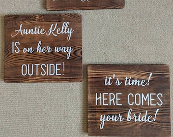 Uncle, here comes your bride DECAL or STENCIL for DIY Wedding Signs // For Glass Wood Chalkboard Metal Sign Making // WPC0100