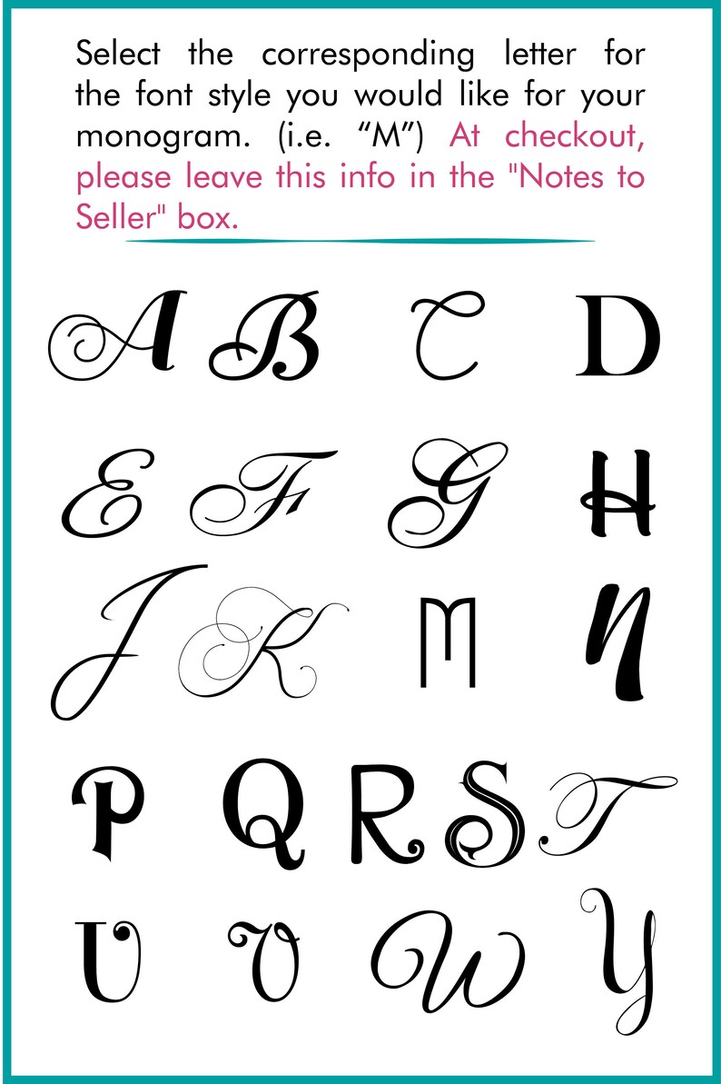 Mailbox Monogram Decal // Modern Font // Update Mailbox // Etsy