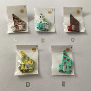 Scrunchie Pet Bandanas (S)