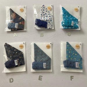 Scrunchie Pet Bandanas (M)