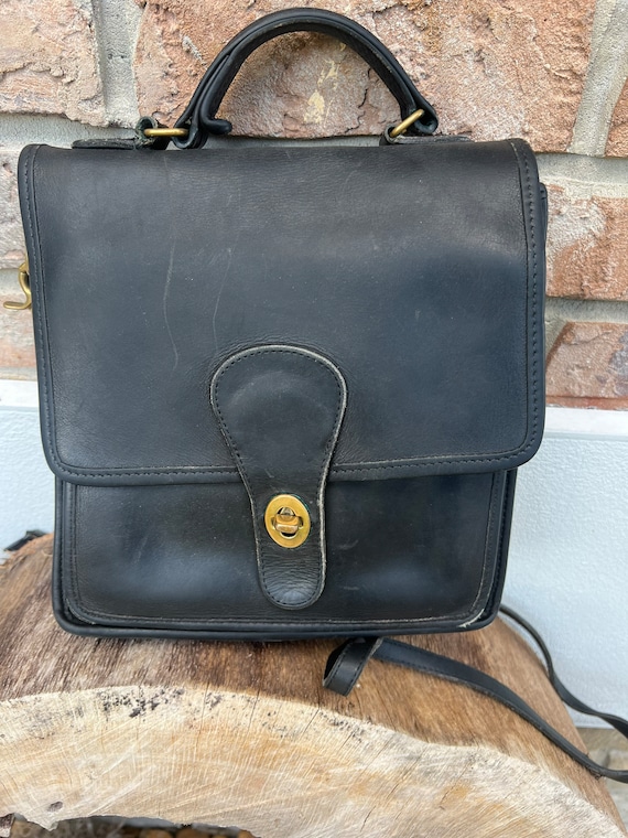 Vintage Black 1990s Coach handbag