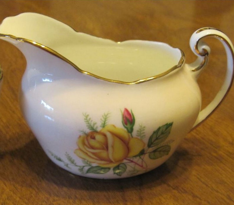 Paragon Fine Bone China Creamer & Sugar Bowl Vintage Unique Etsy