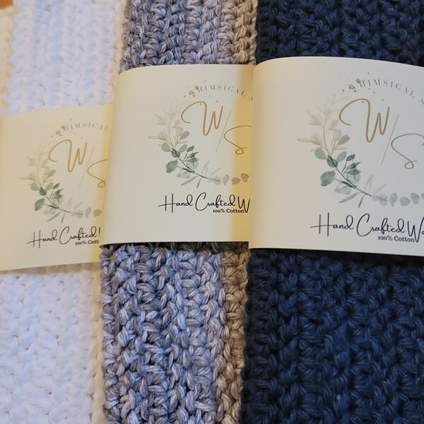 Crochet Wash cloth's 100% Cotton