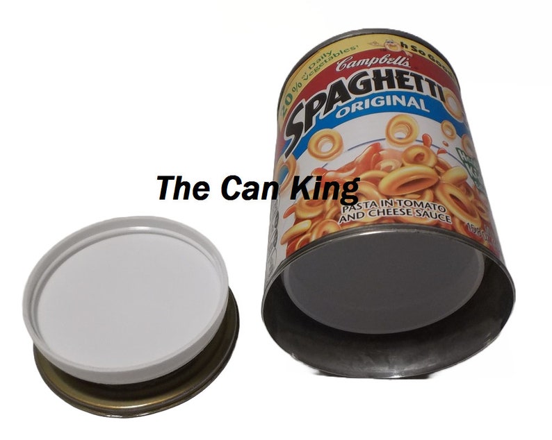 Spaghetti O's Can Safe Stash Diversion Hide Cash Jewelry Etsy