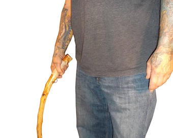 Tennessee Walking Stick- Wood Hiking Stick Staff Hike Pole Hand Carved Cane #96