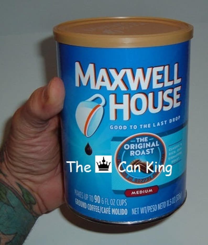 MAXWELL HOUSE COFFEE diversion can safe stash jewelry box PIGGY BANK