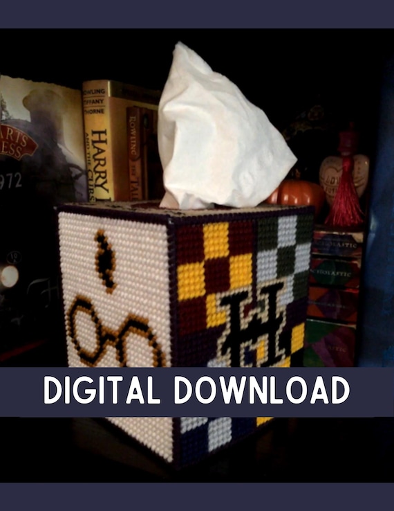 Plastic Canvas Pattern - Wizard Tissue Box Cover