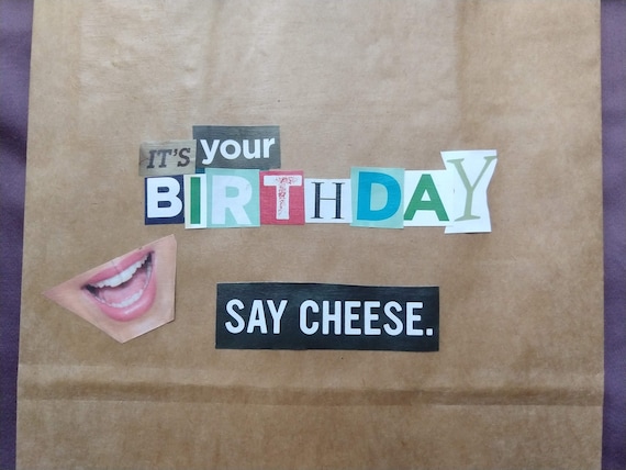 Say Cheese Birthday Gift Bag