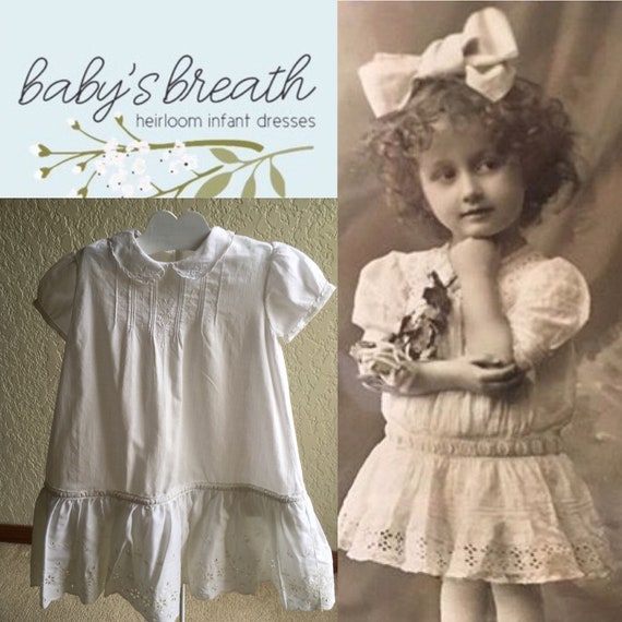 eyelet flower girl dress