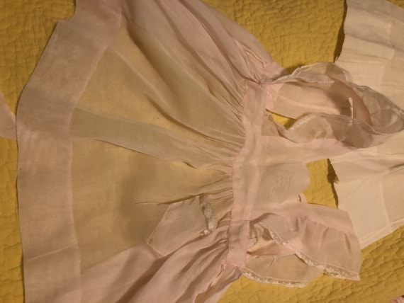 Vintage pinafore -baby dress - Christening dress … - image 7
