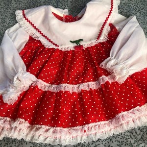 open lace back dress Clearance 6-9 Months Red Snowflake Dolman Dress 6-9 Months