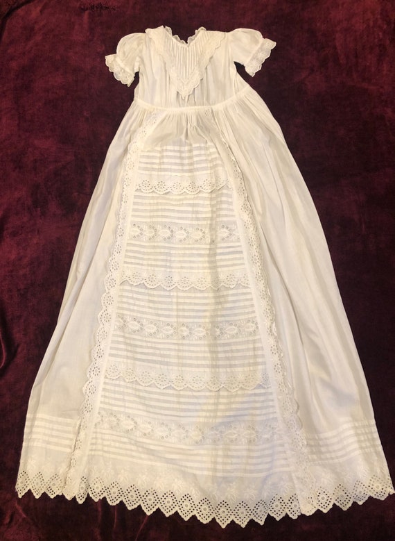 Blessing dress- christening dress- vintage gown ,… - image 1