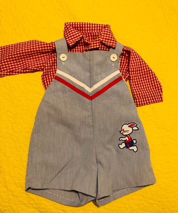 Overalls Vintage baby dress Christening dress fl… Gem