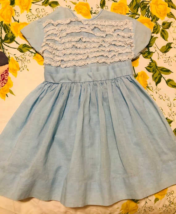 Vintage baby dress-  baby blessing-rompers-jumper… - image 1
