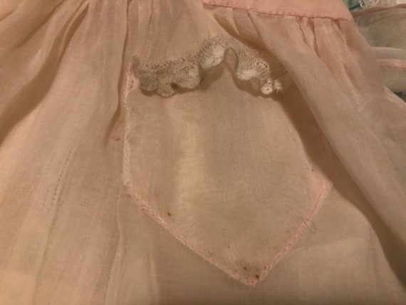 Vintage pinafore -baby dress - Christening dress … - image 8