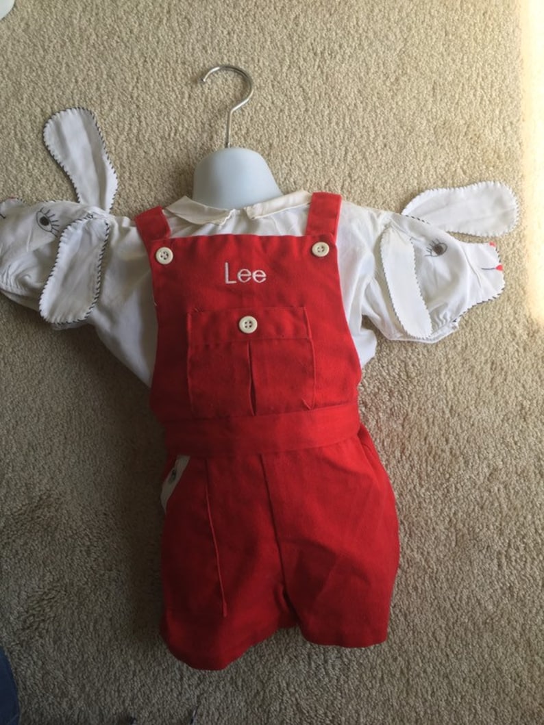 Doggie sleeve shirt kids short dog theme clothes-retro baby clothes kids overall vintage kids clothes