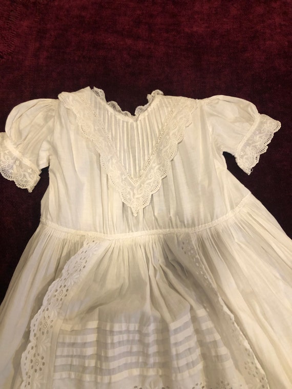 Blessing dress- christening dress- vintage gown ,… - image 4