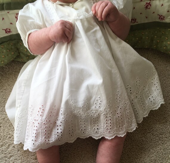 Eyelet Dress Rompers Sunsuits Smocking 