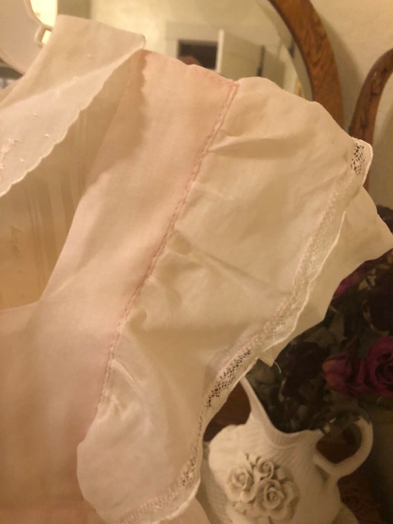 Vintage pinafore -baby dress - Christening dress … - image 4