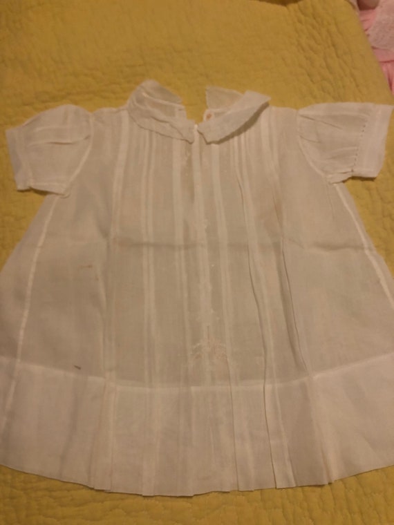 Vintage pinafore -baby dress - Christening dress … - image 6