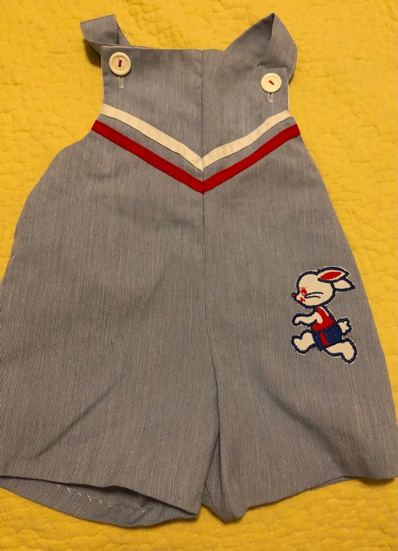 Overalls Vintage baby dress Christening dress fl… Gem