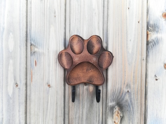 wooden dog leash holder etsy