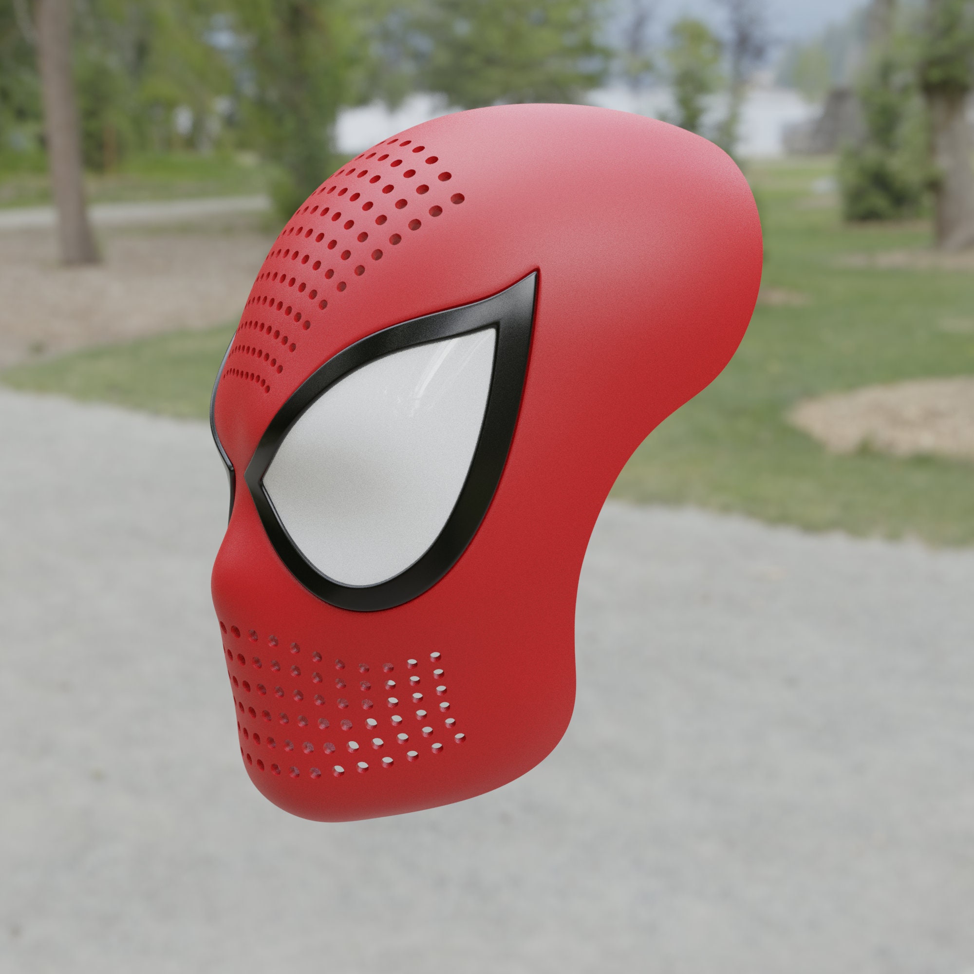 Neversoft Spiderman Face Shell Digital Download 3D Etsy