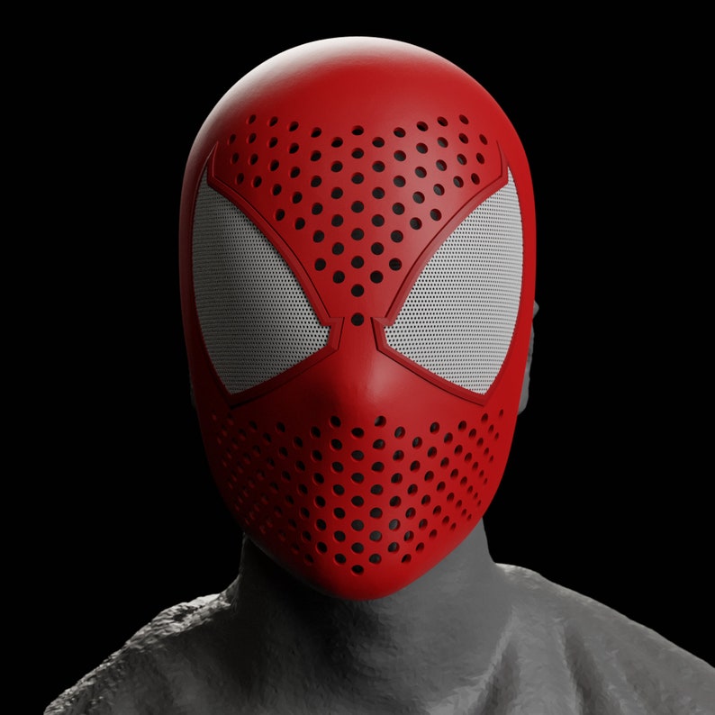 Scarlet Spider Face Shell Digital Download 3D Printable | Etsy