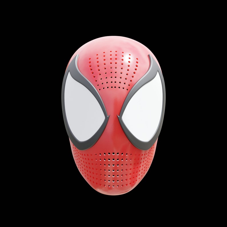 Spiderman Bagley Style Face Shell Digital Download 3D | Etsy