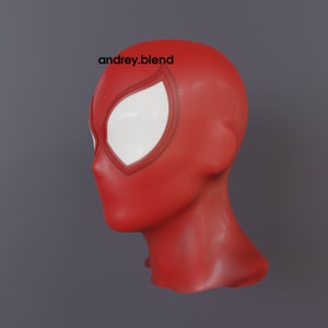 Scarlet Spider Face Shell V2 digital Download, 3D Printable File - Etsy