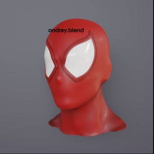 Scarlet Spider Face Shell V2 digital Download, 3D Printable File - Etsy