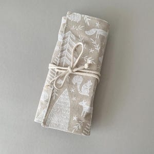 Nadeletui &quot;Winter&quot; Stricknadel Tasche Etui * Stricken Häkeln Organizer * Rundstricknadel & Nadelspiele * Hülle Nadeltasche * Reise
