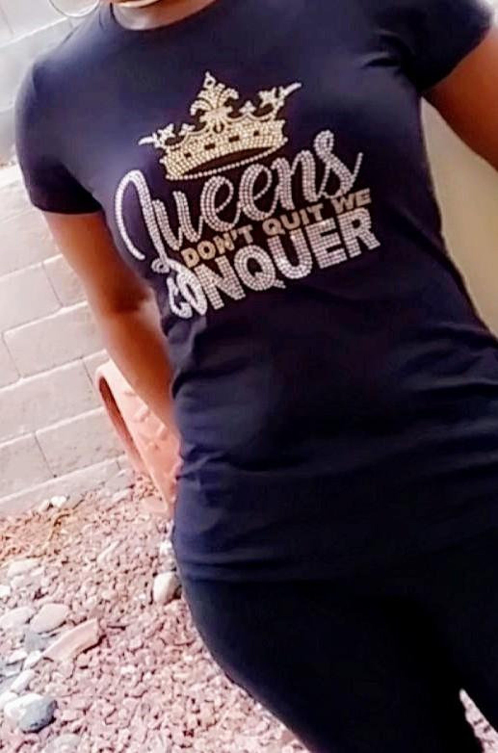 Queens Don't Quit We Conquer Positive, Inspirational, Encouraging Black