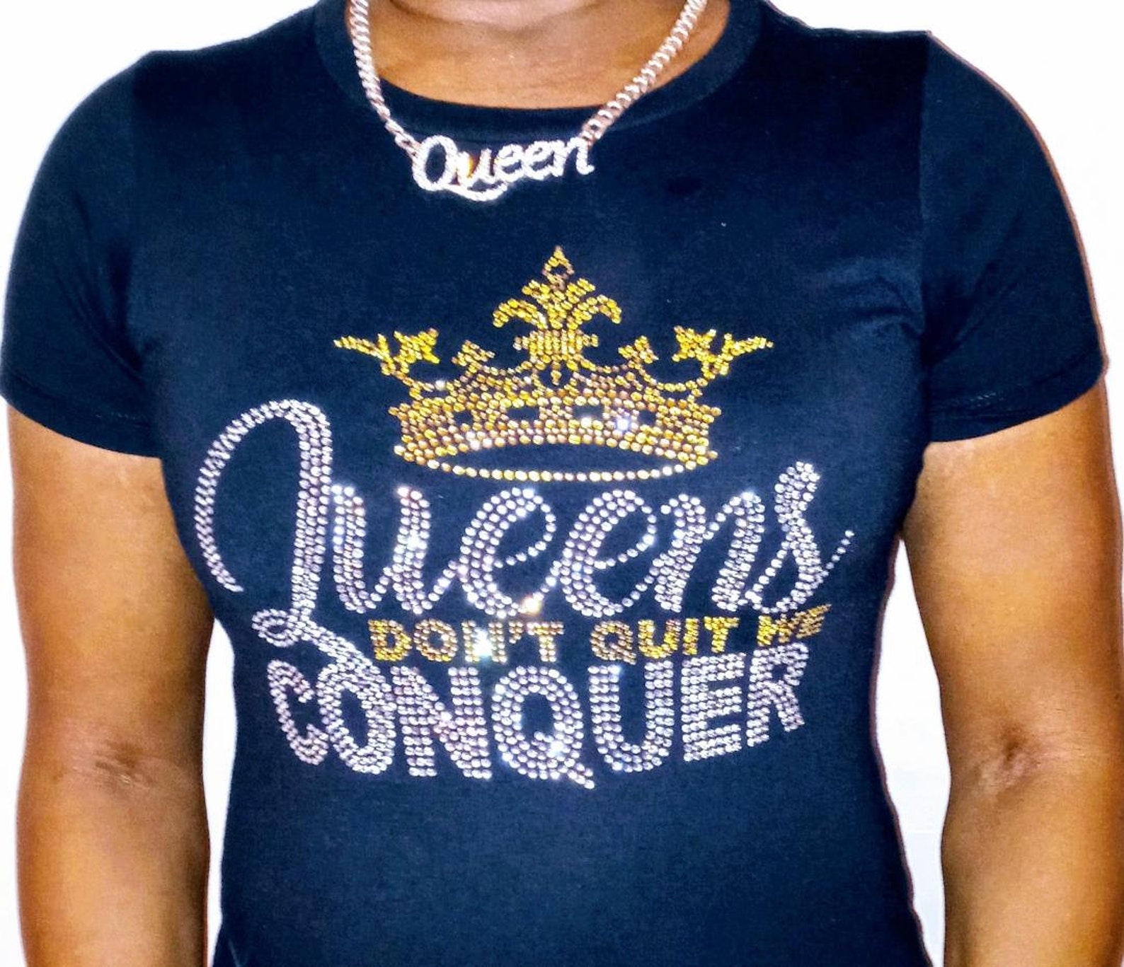 Queens Don't Quit We Conquer Positive Inspirational Etsy