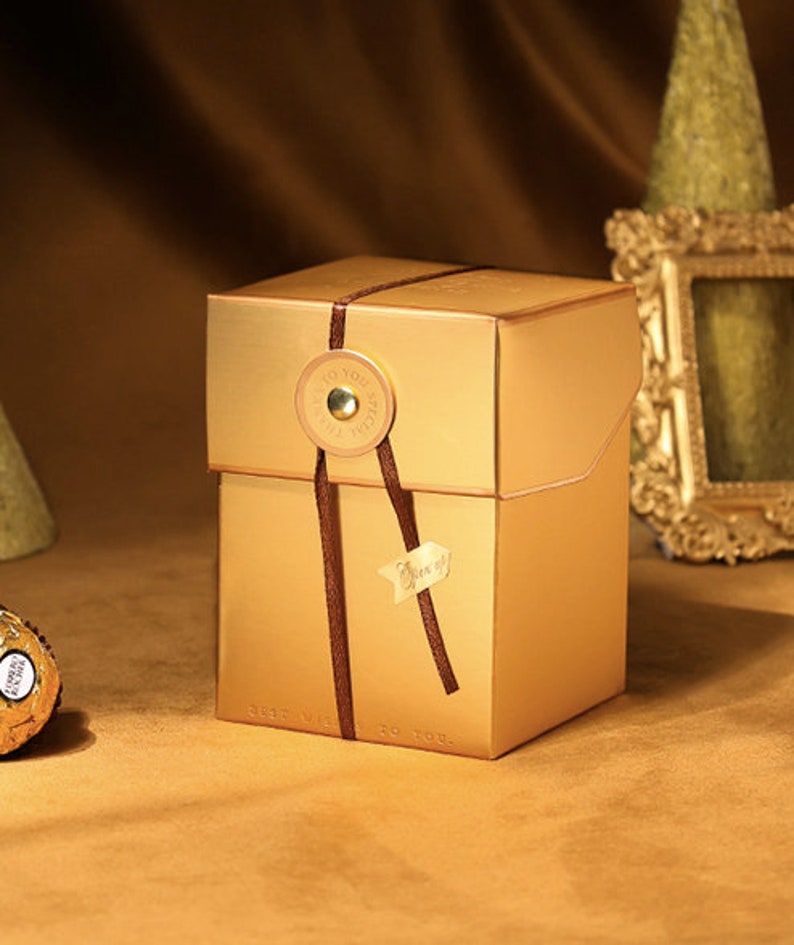 20pcs Gold Red Vintage Box Briefcase Wedding Favor Boxes Etsy