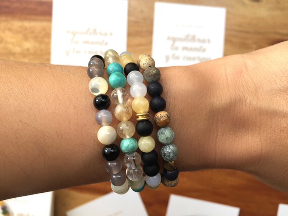 piedra del sol limpiar mente y cuerpo peridoto - pirita prehnita Pulsera de la amistad personalizada con significado cuarzo.. citrino