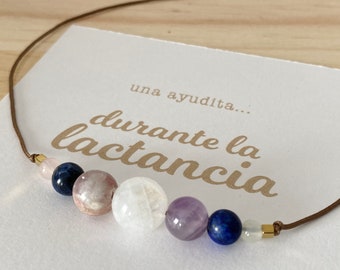 Collar de piedras energéticas especiales para la lactancia