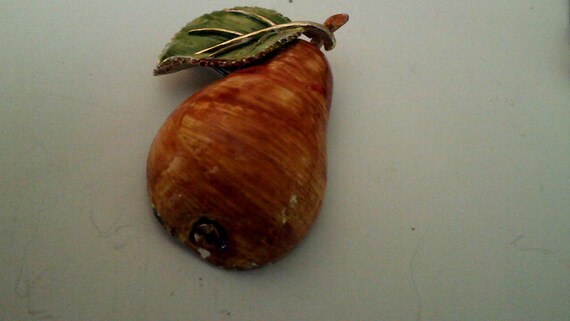 Apple brooch