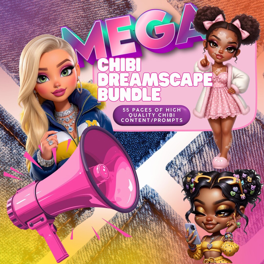 Chibi Mega MEGA Chibi Dreamscape Bundle - Etsy