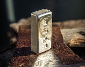 HALLMARKED - Stamped 5oz Silver Bar, Premium Quality, Perfect Investment Opportunity, Gift for Coin Collectors -
