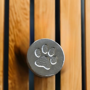 1oz - Paw Print Solid Silver Coin, 999fs Pure Fine Silver, Unique Gift for Animal Lovers & Investors.