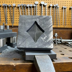 Diamond Suit Graphite Mould. image 4