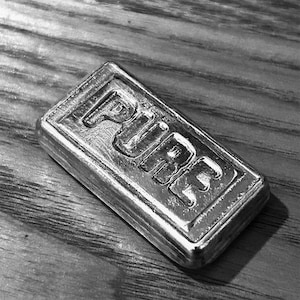 2oz Solid Silver Pure Bar, 999fs Handmade Scottish Silver Investment, Collectible Gift for Investors.